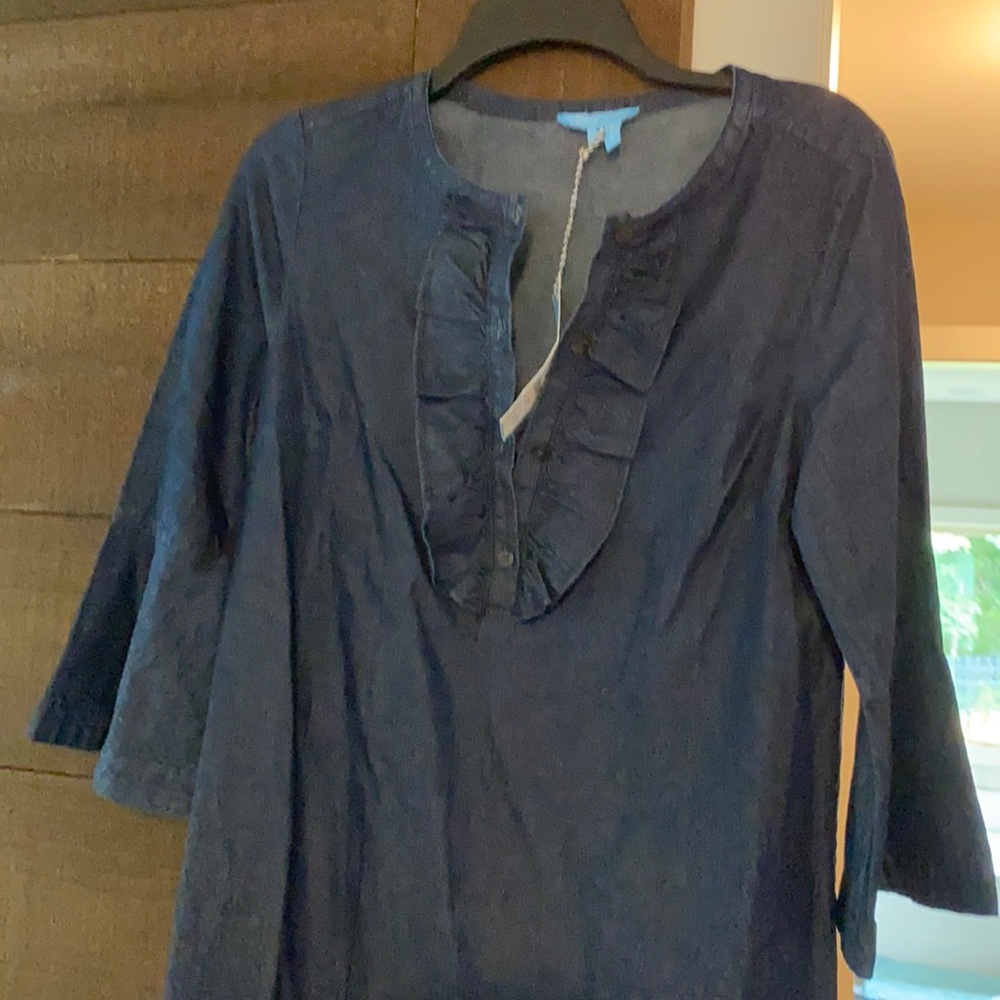 draperdenim dress